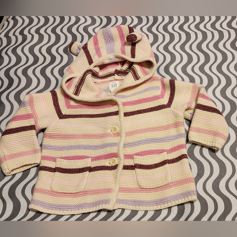 Baby Gap Striped Knit 3-6 Months Sweater